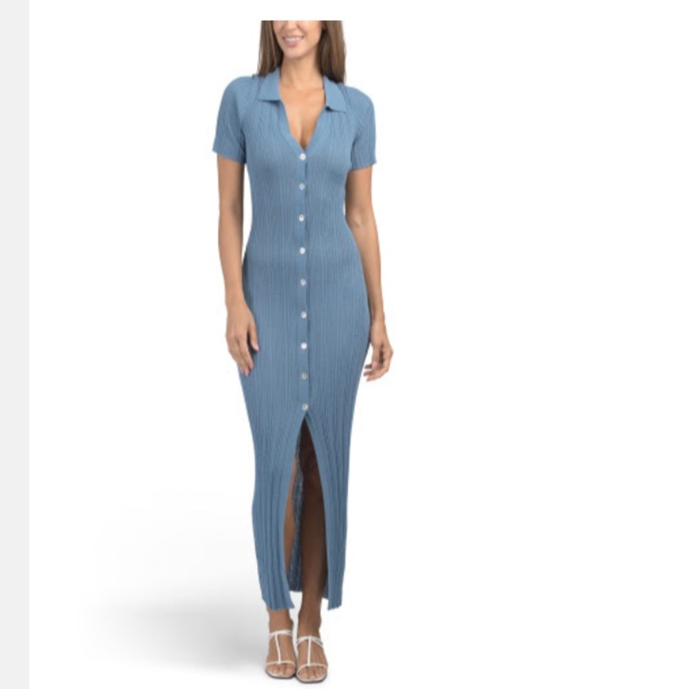 Women's Blue Button-Up L SPACE
UNDERTOW DRESS large NWT